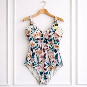 Azura Australia Celeste One Piece Floral Minimizer Swimsuit NWT